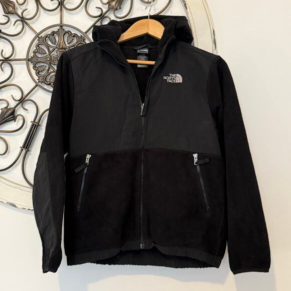 .The North Face Boys Denali Fleece Jacket Black Size L (14/16) Gorpcore Outdoor - Picture 2 of 6